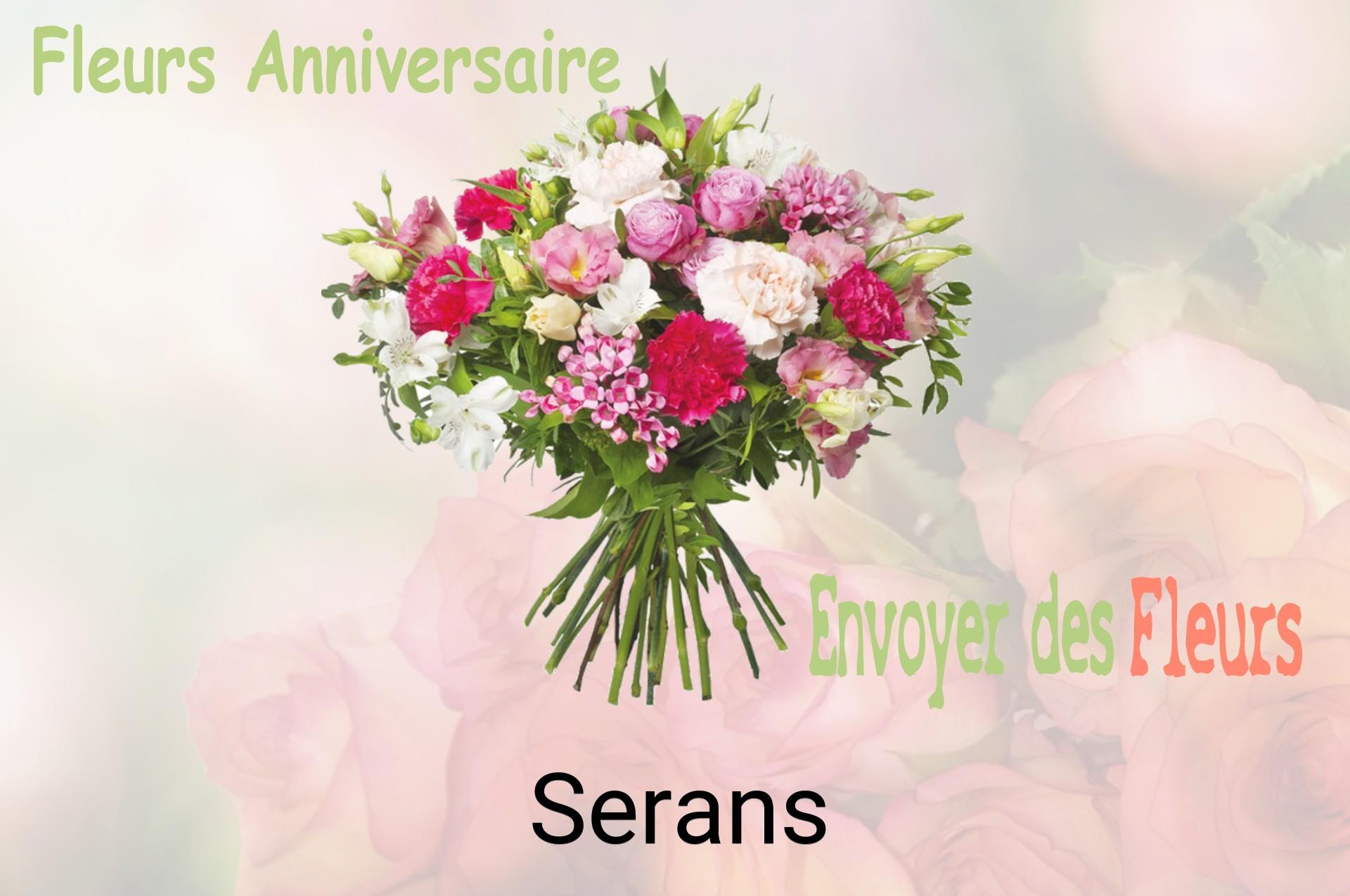 Bouquet de fleurs d’anniversaire livré à Serans